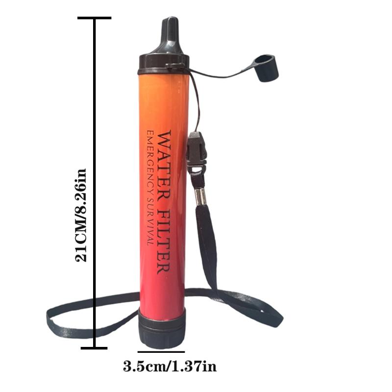 야외 비상용 생존 물 정수기 필터 스트로우 휴대용 물  - Water Purification Straw 리뷰 및 가격